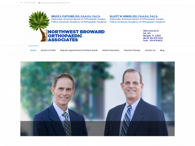 nwbrowardorthopedics.com snapshot