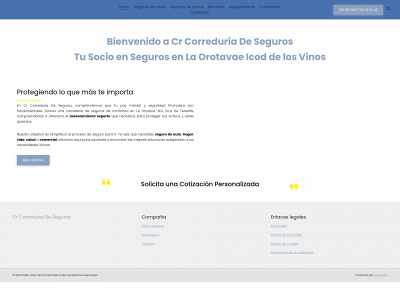 crcorreduriadeseguros.com snapshot