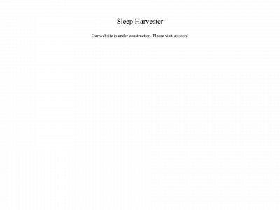 sleepharvester.com.sa snapshot