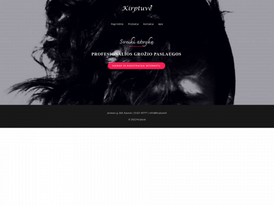 kirptuve.lt snapshot