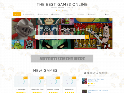 dgamesarcade.com snapshot