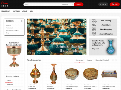 classyshop.ca snapshot