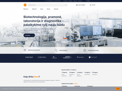 novabio.lt snapshot