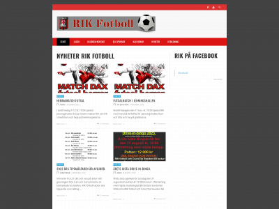 rikfotboll.se snapshot