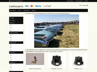 cadillacparts.se snapshot