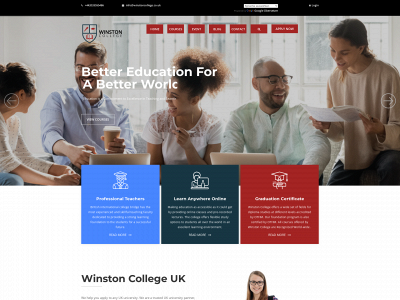 winstoncollege.co.uk snapshot