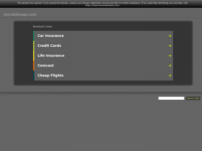 mycatalouge.com snapshot