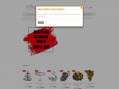 www.intradaitaly.com snapshot
