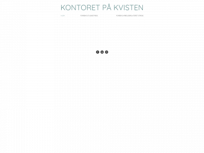 kontoretpaakvisten.dk snapshot
