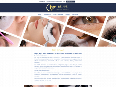 wearebeautyandaesthetics.co.uk snapshot