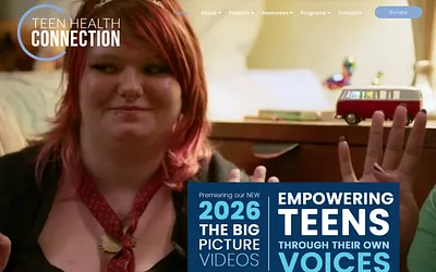 teenhealthconnection.org snapshot