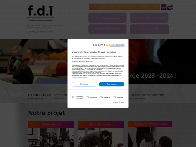 ecole-fdi.be snapshot