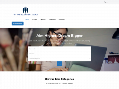 skyhighrecruitment.co.uk snapshot