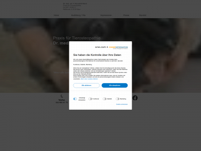 osteopathietierarzt.ch snapshot