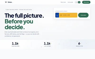 vintor.io snapshot