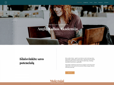 angeluakademija.lt snapshot