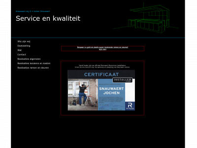 snauwaert.org snapshot