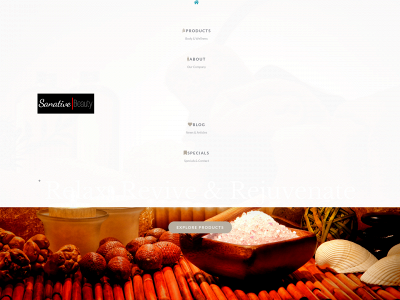 sanativebeauty.com snapshot