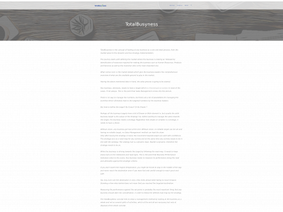 totalbusyness.com snapshot