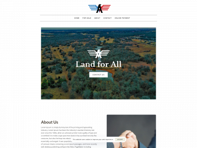 americanlandexchange.com snapshot