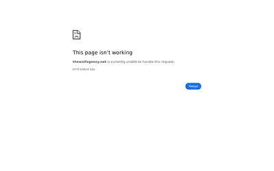thewolfagency.net snapshot