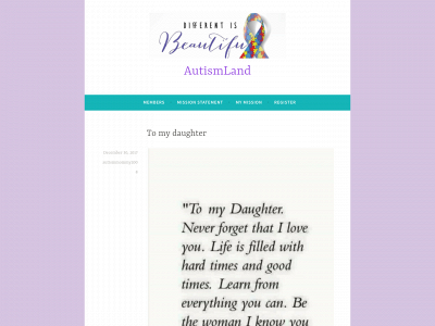 autismlandhandandhandwithgod.com snapshot