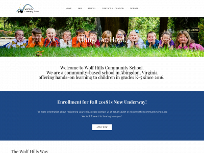wolfhillscommunityschool.org snapshot