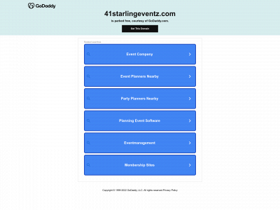 41starlingeventz.com snapshot