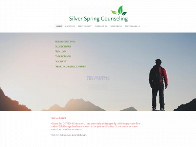 www.silverspringcounseling.net snapshot