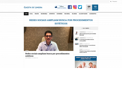 gazetadelimeira.com.br snapshot