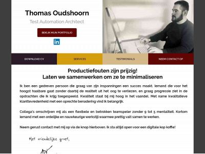 thomasoudshoorn.com snapshot