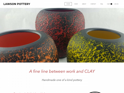 www.lawsonpottery.com snapshot