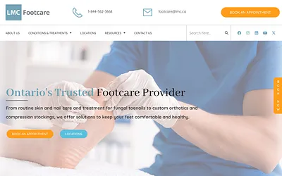 lmcfootcare.ca snapshot