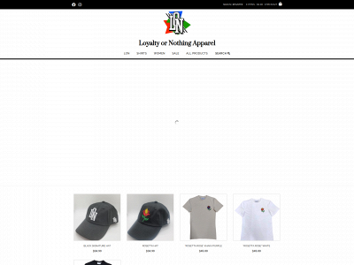 loyaltyornothing.com snapshot
