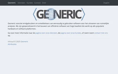 geoneric.eu snapshot