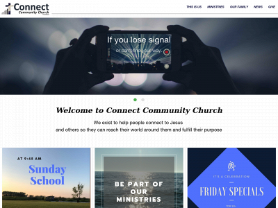 connectcommunitychurch.ca snapshot