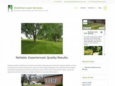 workmanlawnservices.com snapshot