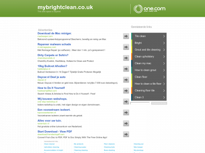 mybrightclean.co.uk snapshot