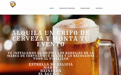alquilergrifosdecerveza.com snapshot