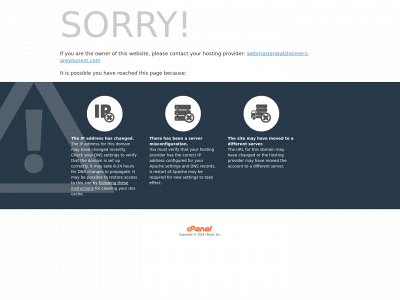 alzheimers-areyounext.com snapshot
