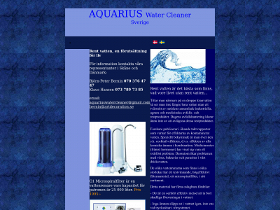 aquariuswatercleaner.se snapshot