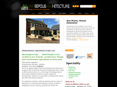 persepolisarchitecture.co.uk snapshot