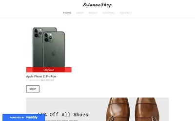 erianneshop.weebly.com snapshot