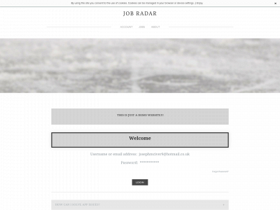 jobradarapp.weebly.com snapshot