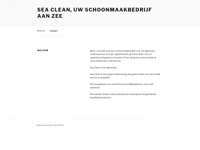 seaclean.be snapshot