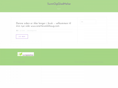 sunnoggladhelse.no snapshot