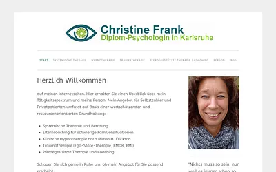 psychologin-christine-frank.de snapshot