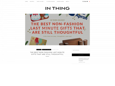 inthingstyle.com snapshot