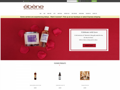 ebenenaturals.com snapshot