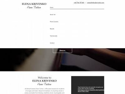 elenakrivenko.com snapshot